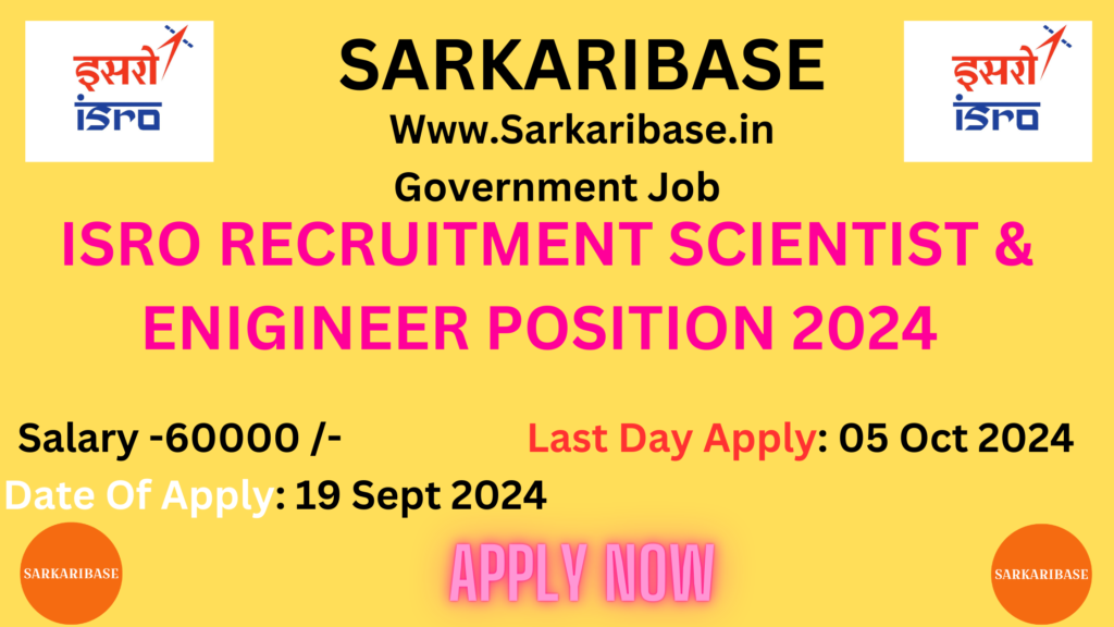 ISRO Recruitment 2024