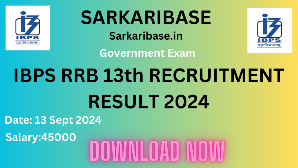 ibps rrb result 2024