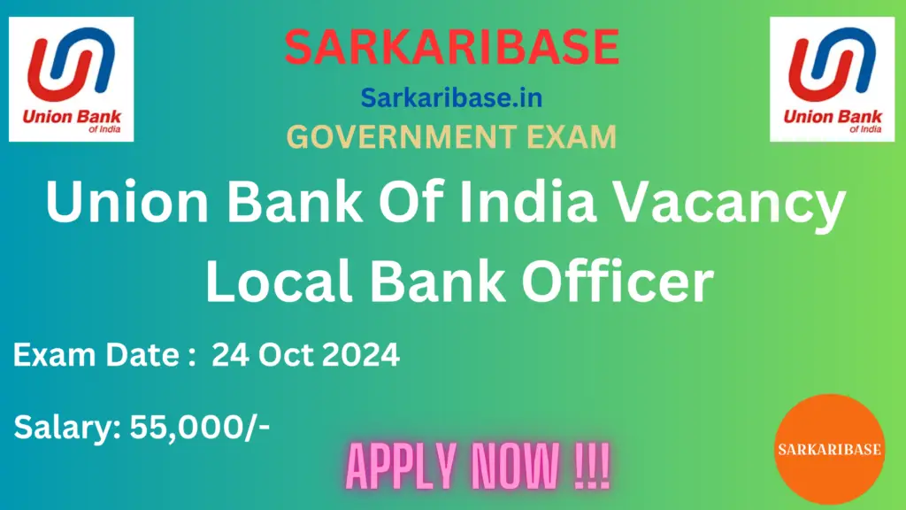Union Bank Recruitment 2024