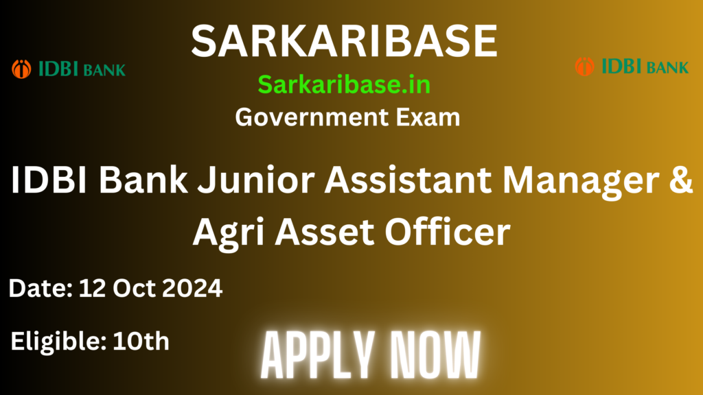 IDBI Recruitment 2024