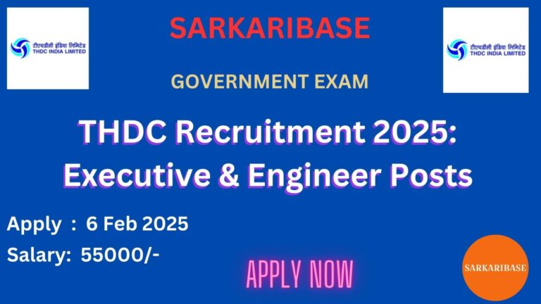 THDC Recruitment 2025